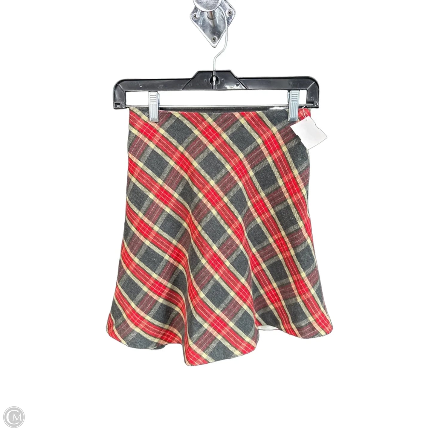 Skirt Designer By Neiman Marcus In Plaid Pattern, Size: 12