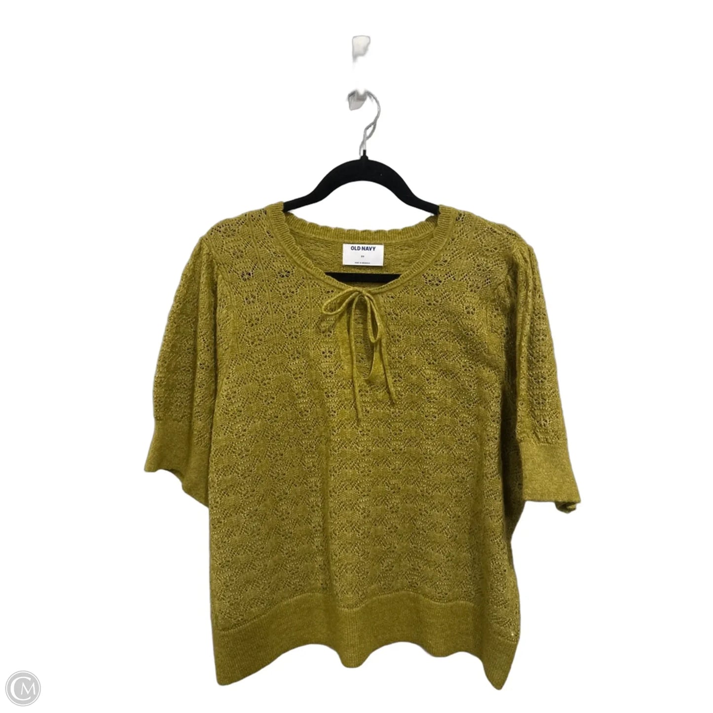 Sweater Short Sleeve By Old Navy In Green, Size: 2x