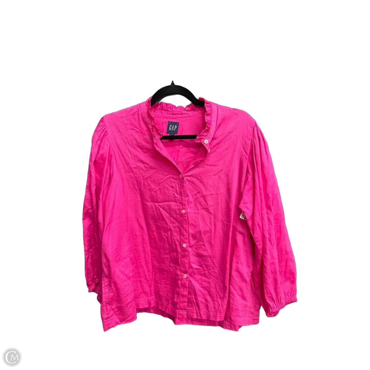 Top Long Sleeve By Gap In Pink, Size: L