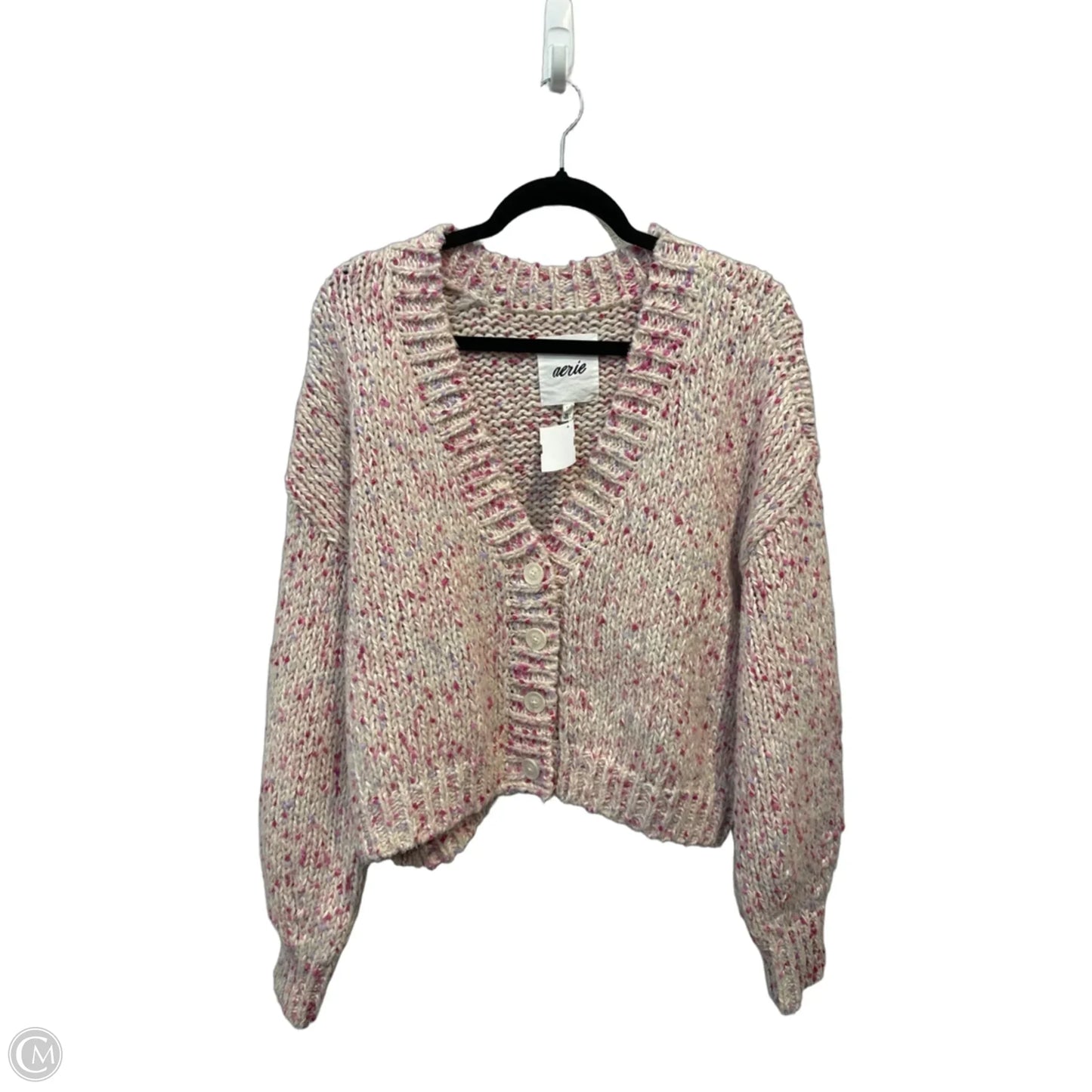 Sweater By Aerie In Pink & Purple, Size: L