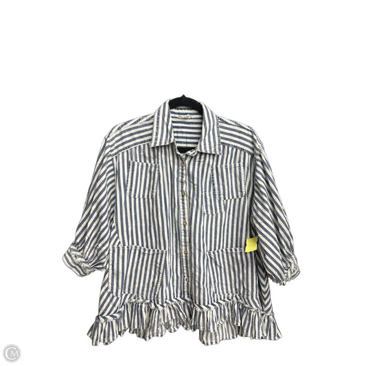 Top Short Sleeve By Clothes Mentor In Striped Pattern, Size: S