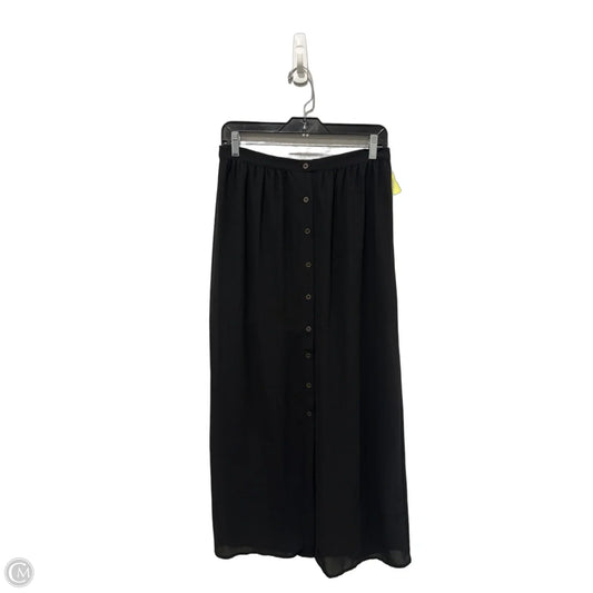 Skirt Maxi By Forever 21 In Black, Size: 8