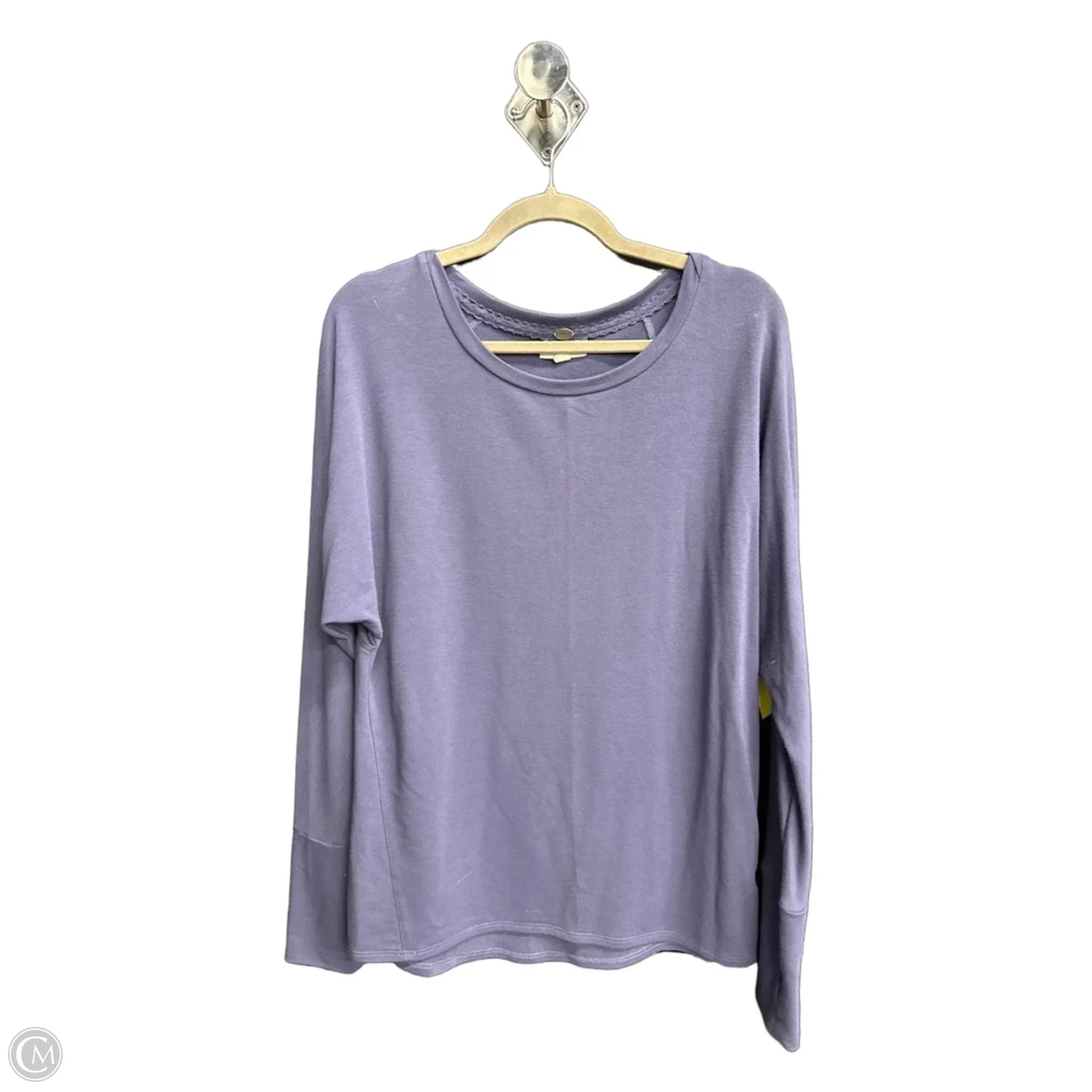 Top Long Sleeve Basic By Cupio In Blue, Size: L