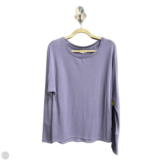 Top Long Sleeve Basic By Cupio In Blue, Size: L