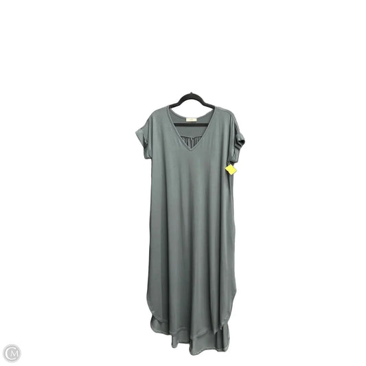 Dress Casual Maxi By Entro In Grey, Size: M