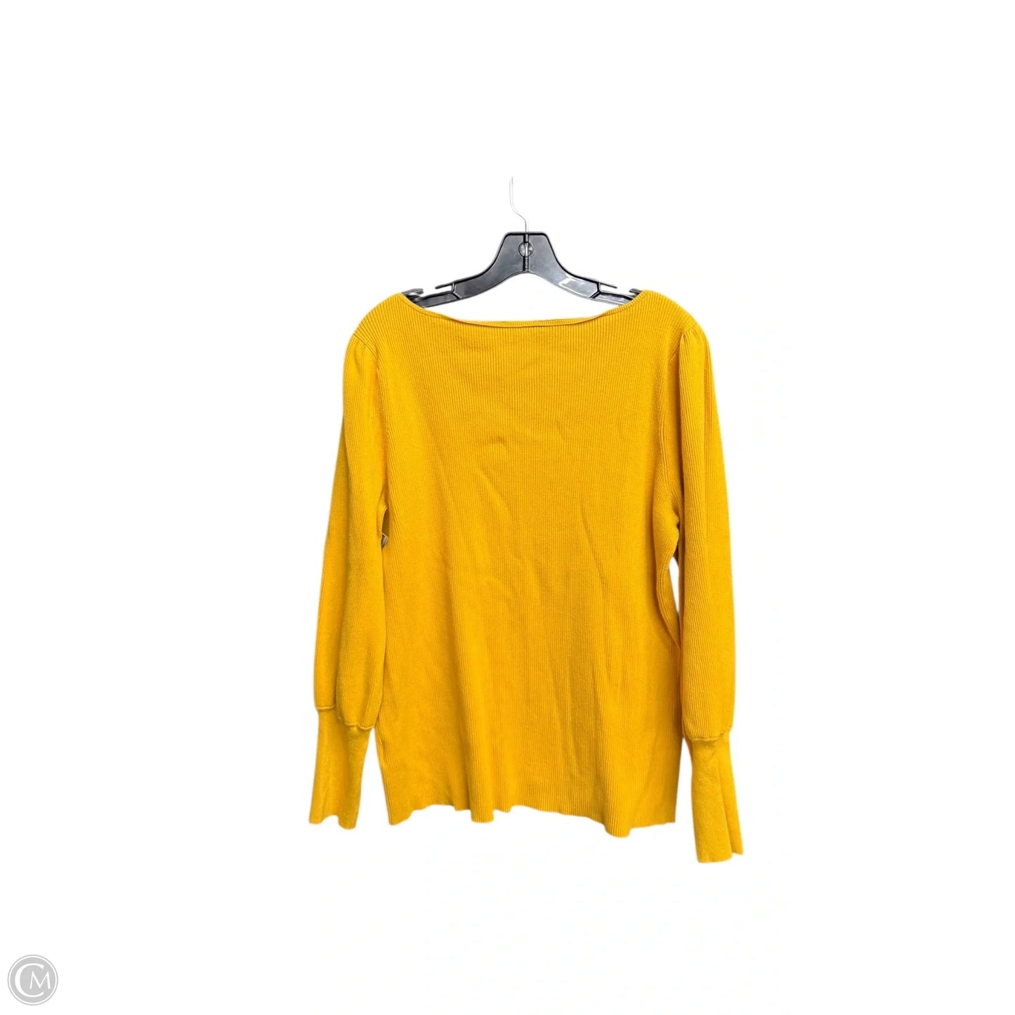 Sweater By Lauren By Ralph Lauren In Yellow, Size: 3x