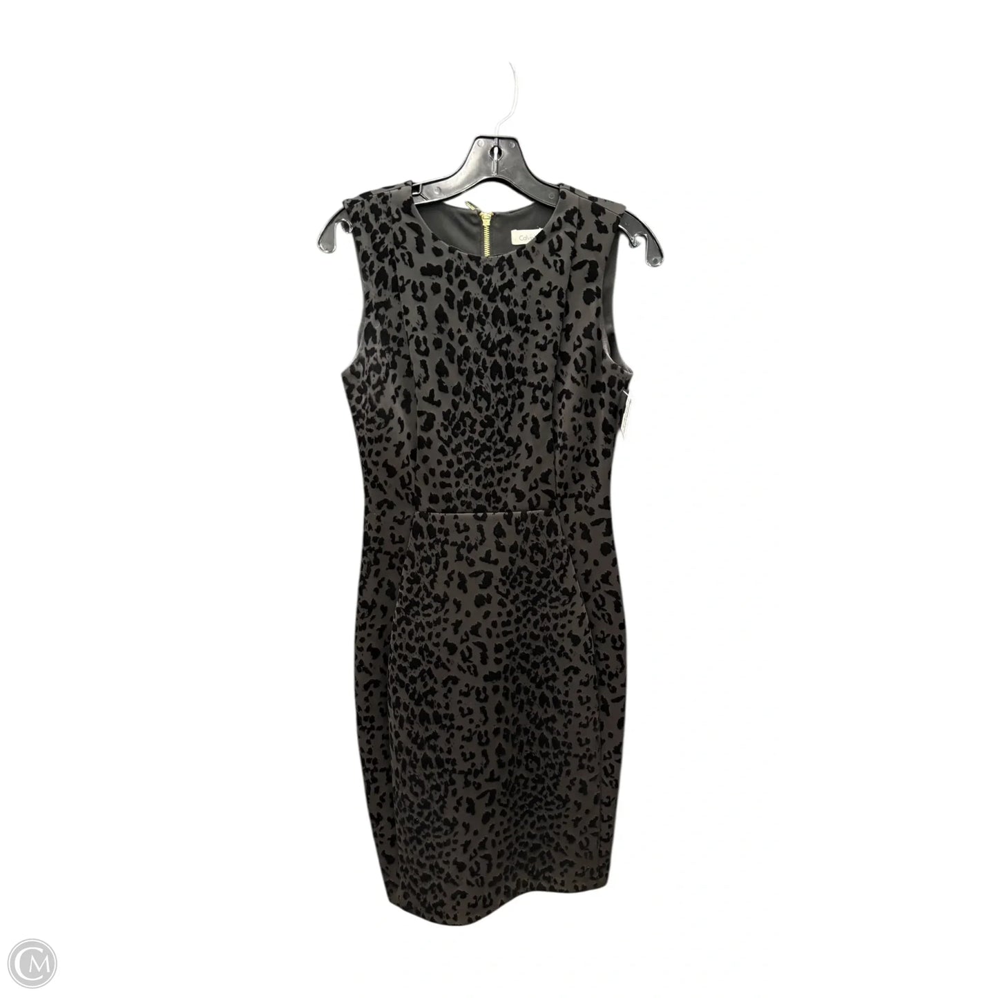 Dress Work By Calvin Klein In Animal Print, Size: S