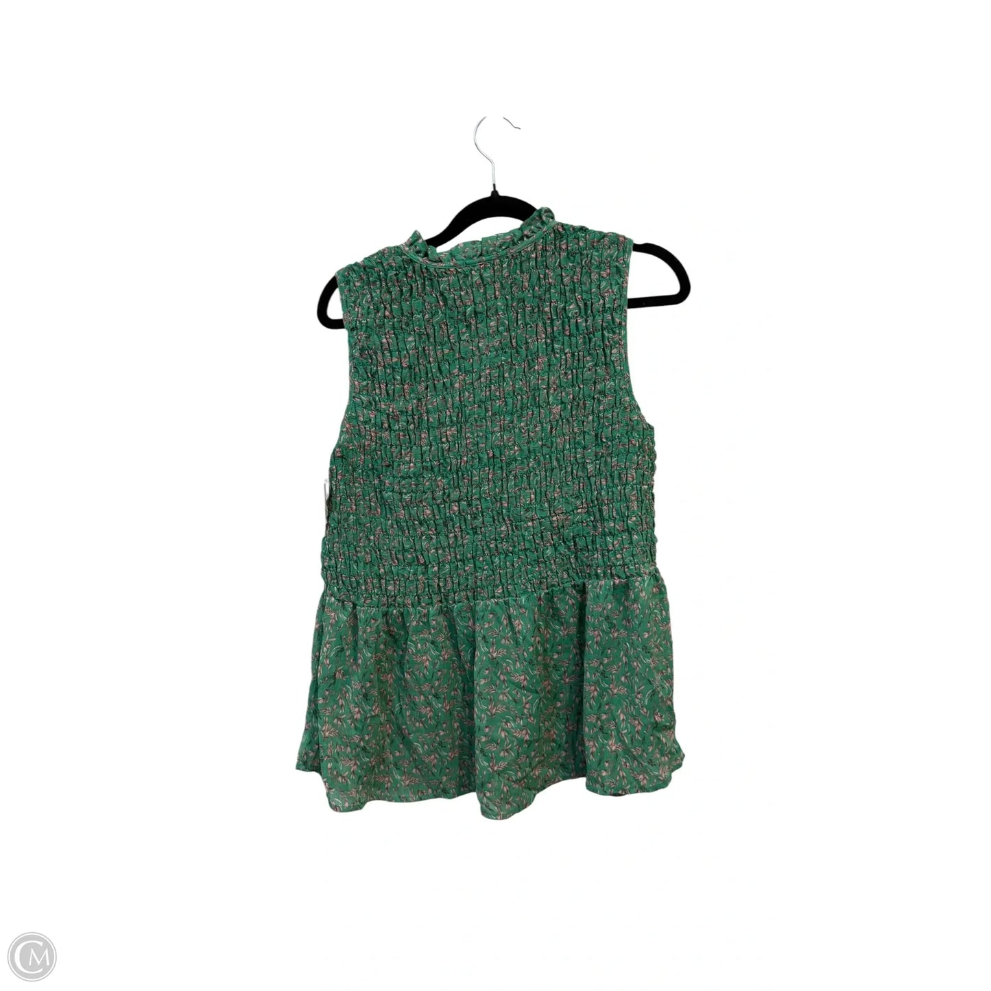 Top Short Sleeve By Pleione In Floral Print, Size: M