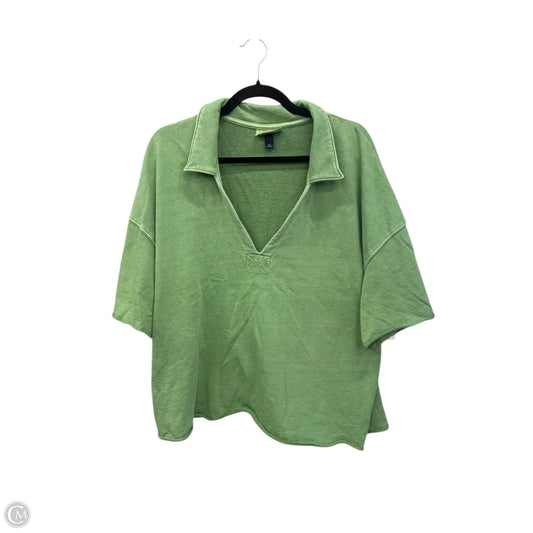 Top Short Sleeve By Universal Standard In Green, Size: 2x