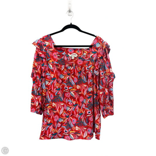 Top Short Sleeve By The Pioneer Woman In Floral Print, Size: 2x