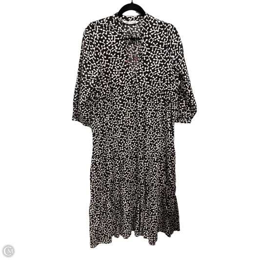 Dress Casual Maxi By Zara In Geometric Pattern, Size: S