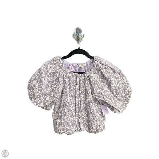 Top Short Sleeve By Clothes Mentor In Floral Print, Size: Xs