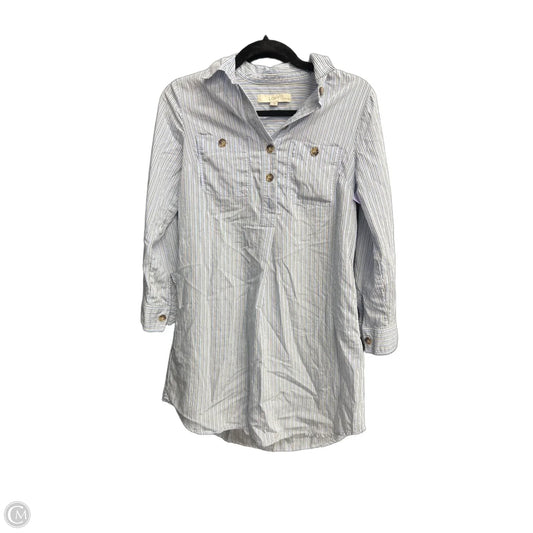 Dress Casual Short By Loft In Striped Pattern, Size: Xsp