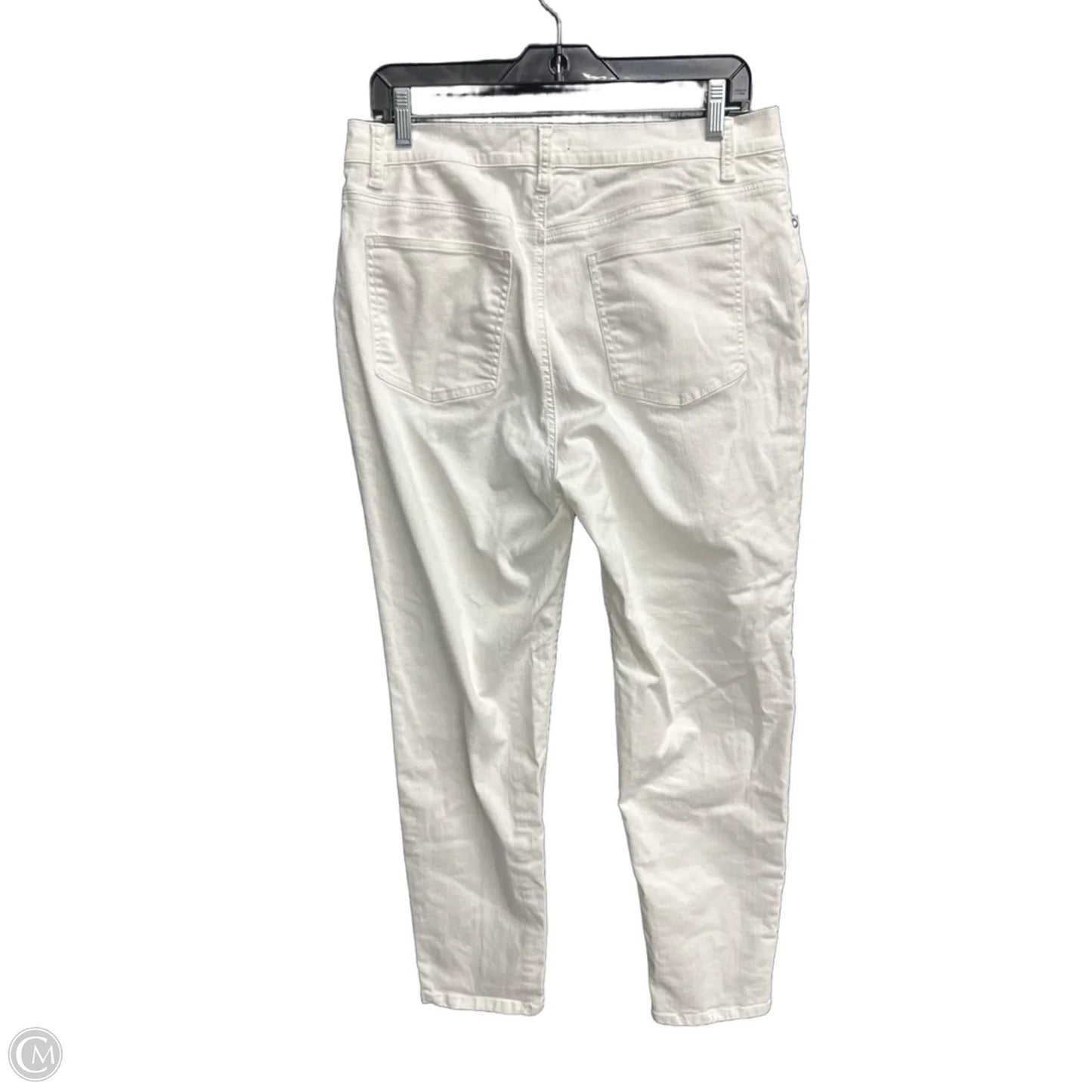 Jeans Straight By Eileen Fisher In White Denim, Size: 8