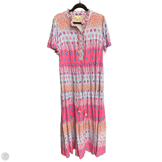 Dress Casual Maxi By Easel In Floral Print, Size: L