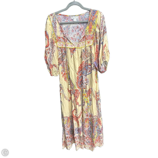 Dress Casual Maxi By Clothes Mentor In Floral Print, Size: L