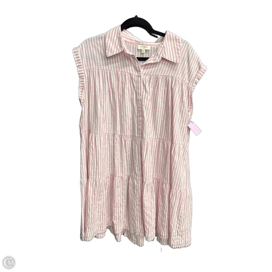 Dress Casual Short By Umgee In Striped Pattern, Size: L