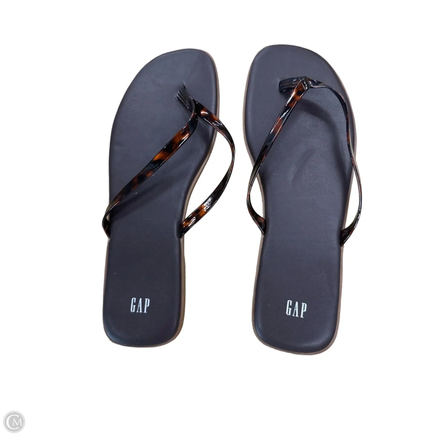 Sandals Flip Flops By Gap In Brown, Size: 9