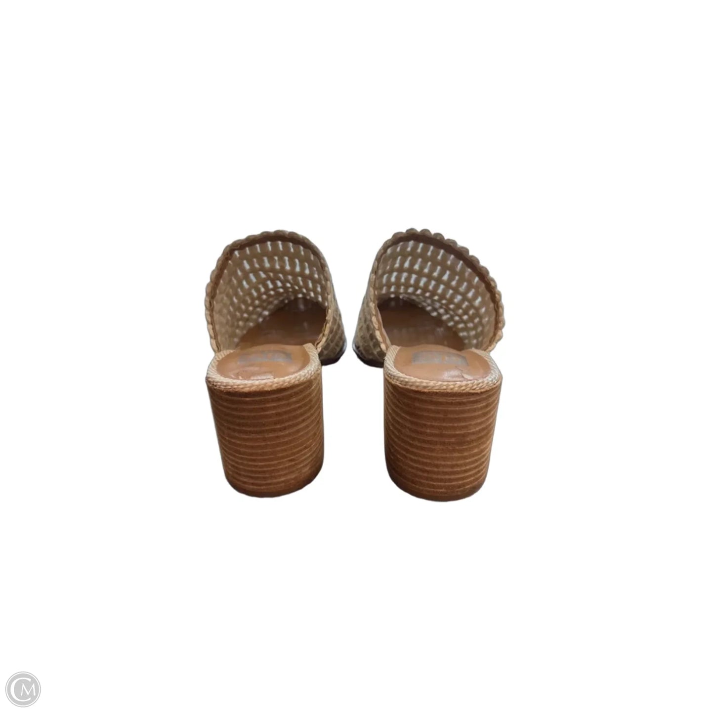 Shoes Heels Block By Dolce Vita In Cream & Tan, Size: 10