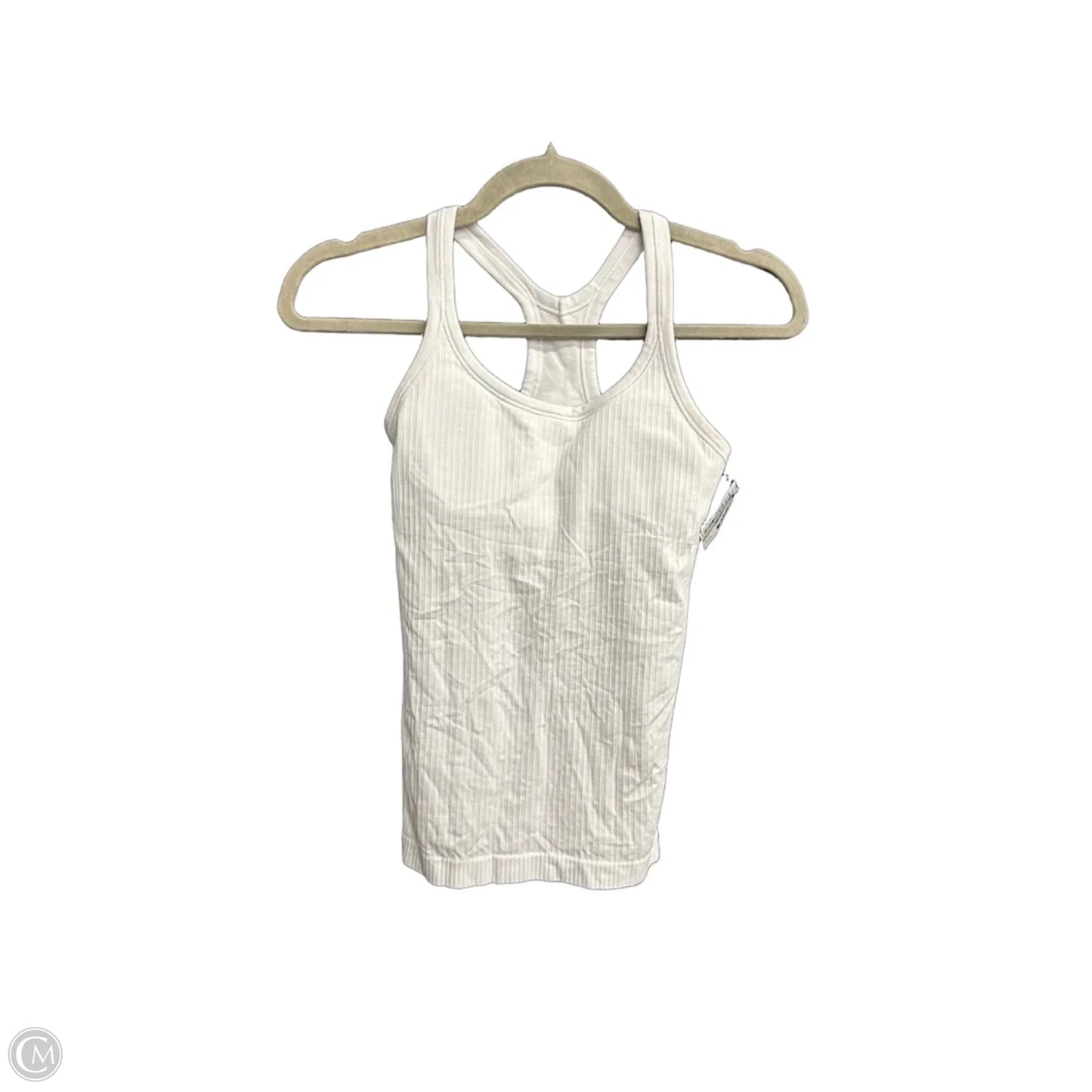 Athletic Tank Top By Lululemon In White, Size: Xs
