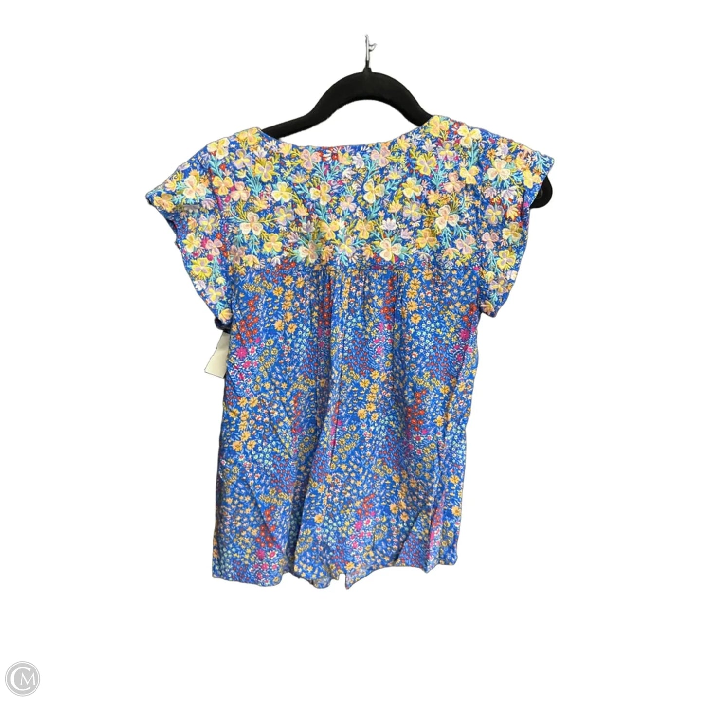 Top Sleeveless By Savanna Jane In Floral Print, Size: S