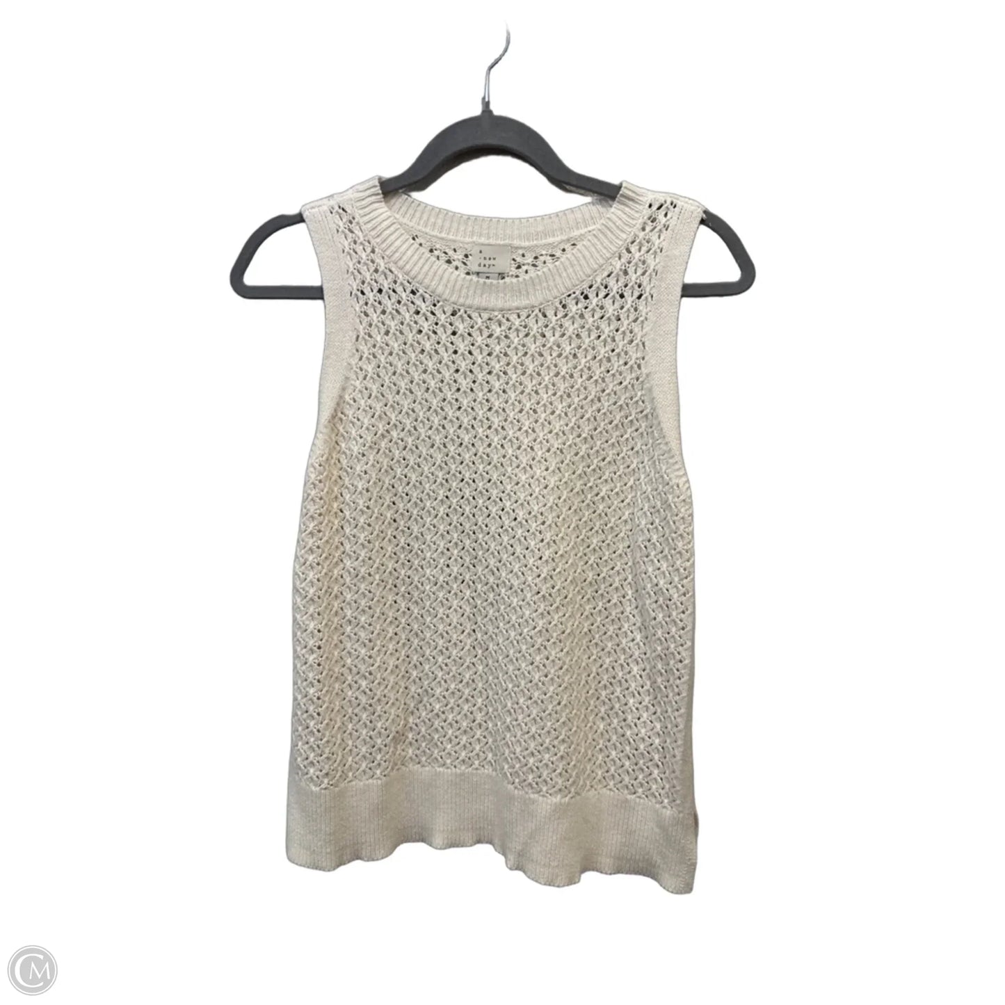 Top Sleeveless By A New Day In White, Size: M