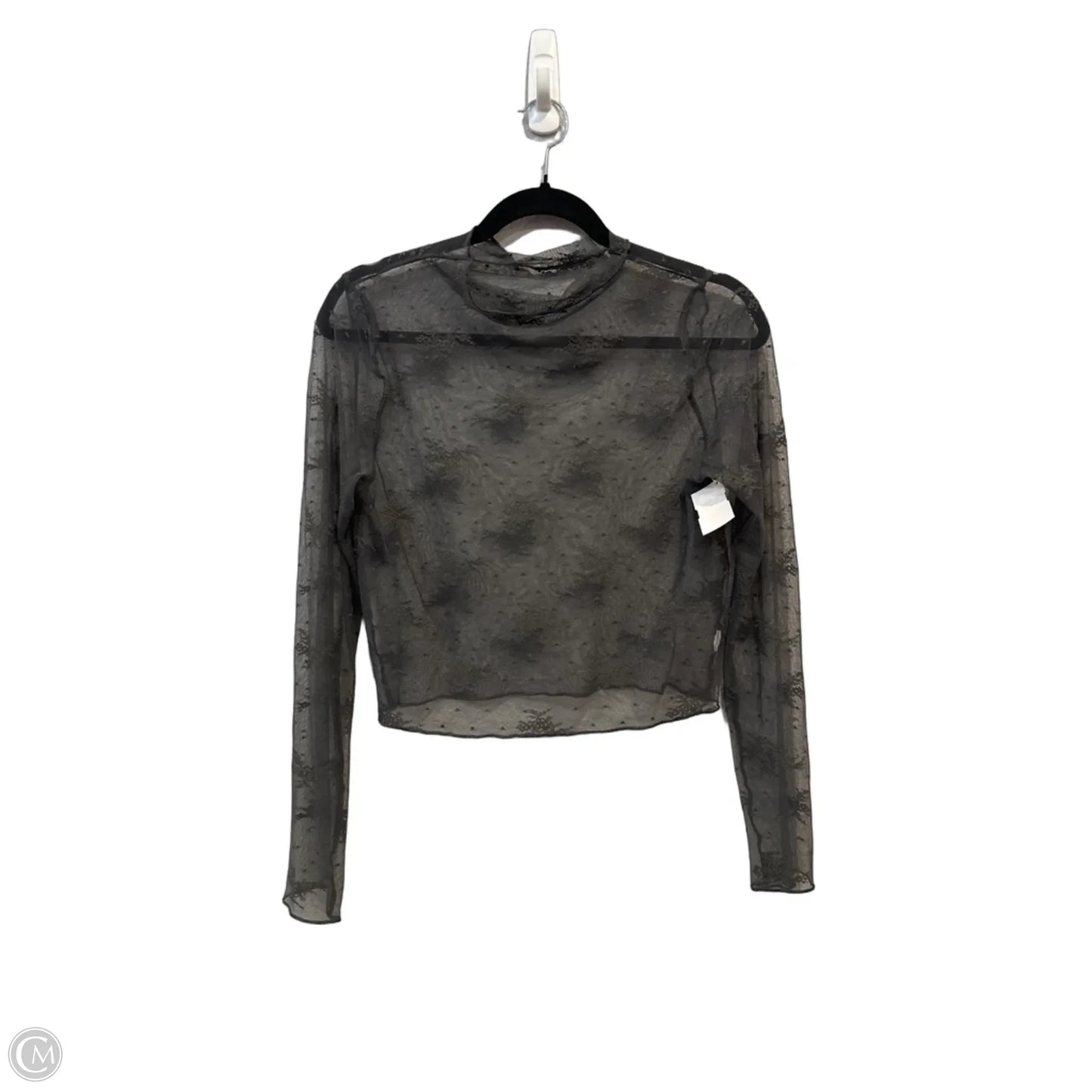 Top Long Sleeve By Clothes Mentor In Grey, Size: S