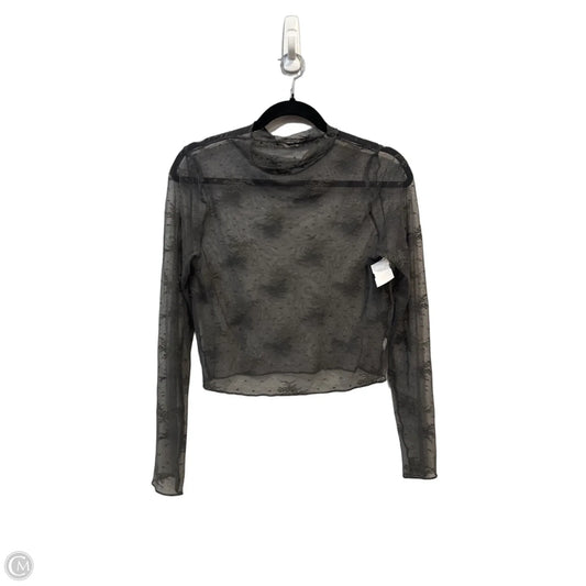 Top Long Sleeve By Clothes Mentor In Grey, Size: S