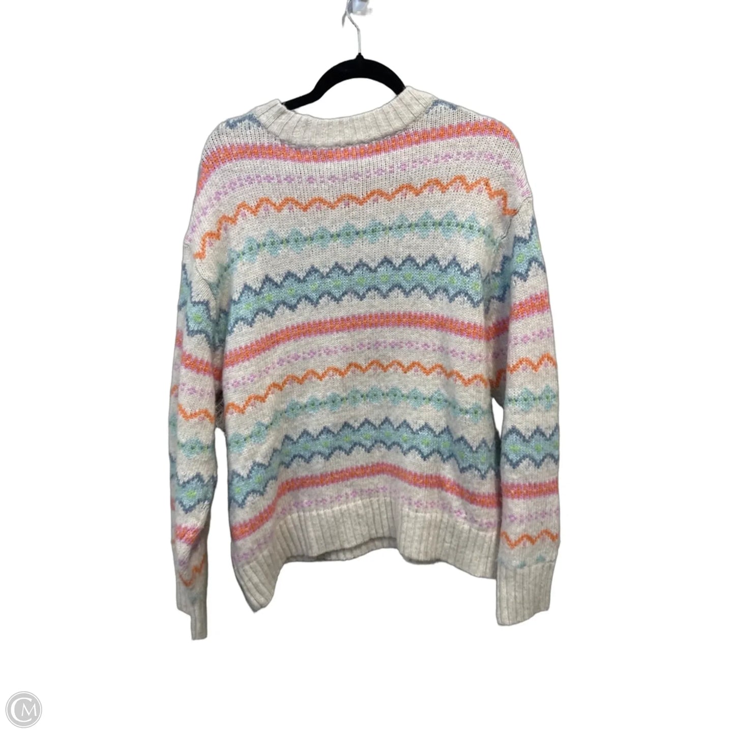 Sweater By American Eagle In Cream, Size: M