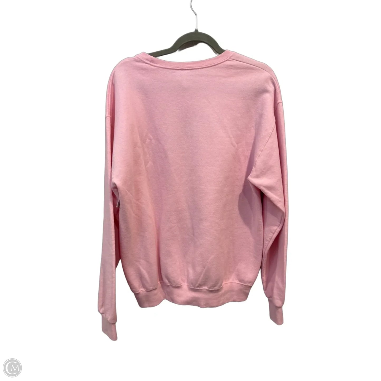 Sweatshirt Crewneck By Jerzees In Pink, Size: M