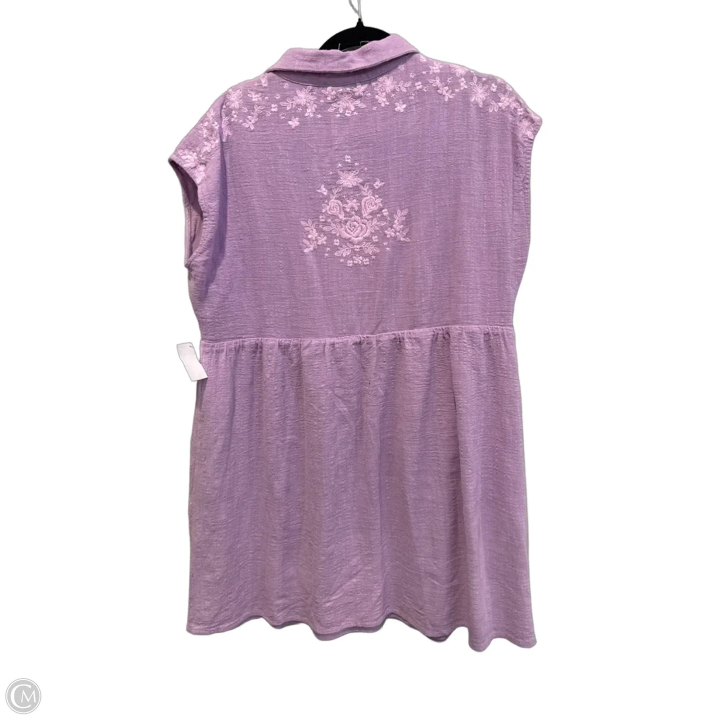 Dress Casual Short By Savanna Jane In Purple, Size: L