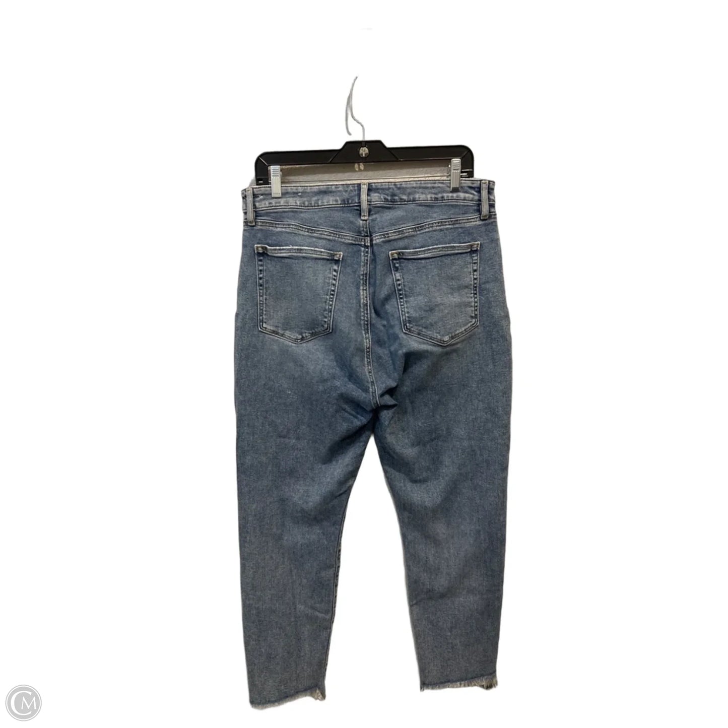 Jeans Wide Leg By Loft In Blue Denim, Size: 12