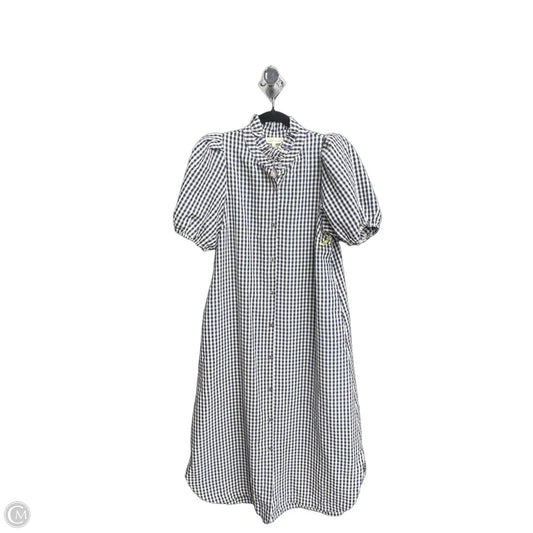 Dress Casual Midi By Entro In Plaid Pattern, Size: S