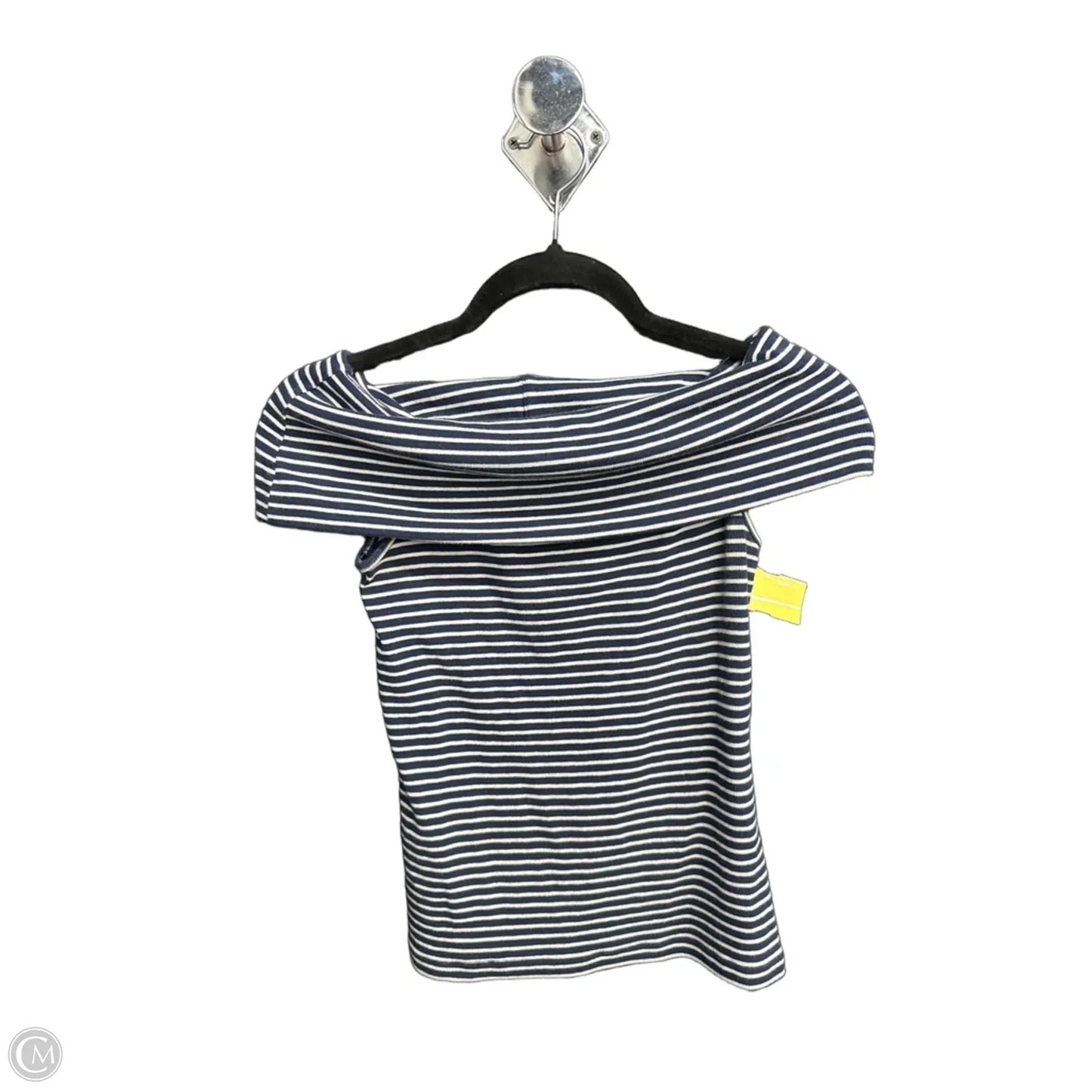 Top Sleeveless By Loft In Striped Pattern, Size: M