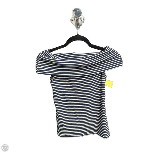 Top Sleeveless By Loft In Striped Pattern, Size: M