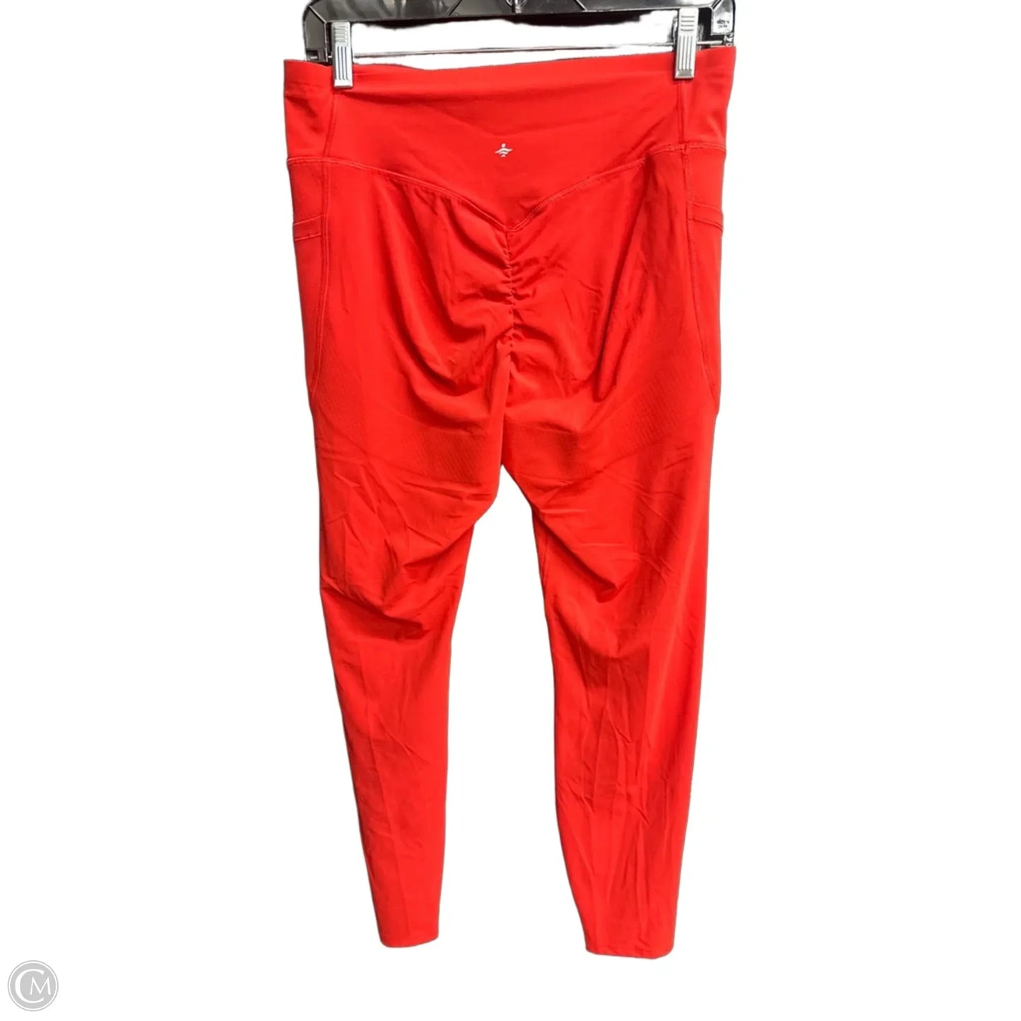 Athletic Leggings By Halara In Red, Size: L