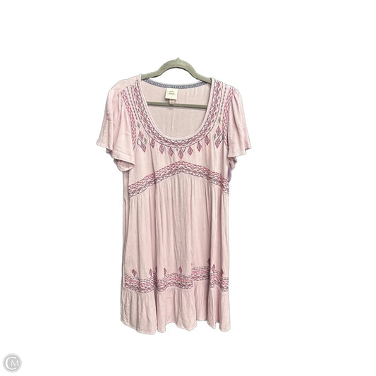 Dress Casual Maxi By Knox Rose In Pink, Size: L