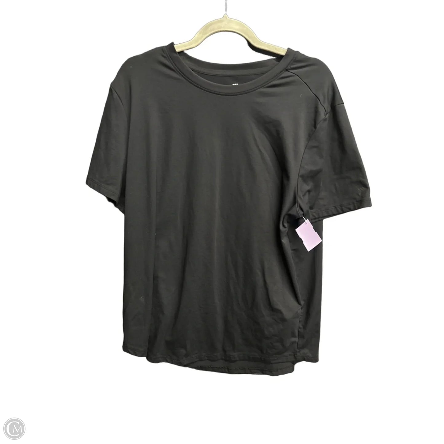 Athletic Top Short Sleeve Crewneck By All In Motion In Black, Size: L