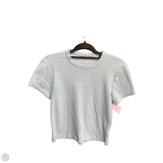 Top Short Sleeve By Clothes Mentor In Blue, Size: M