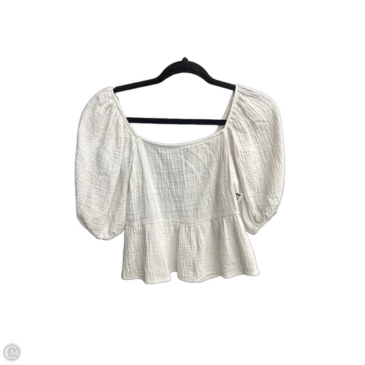 Top Short Sleeve By Altard State In White, Size: Xs