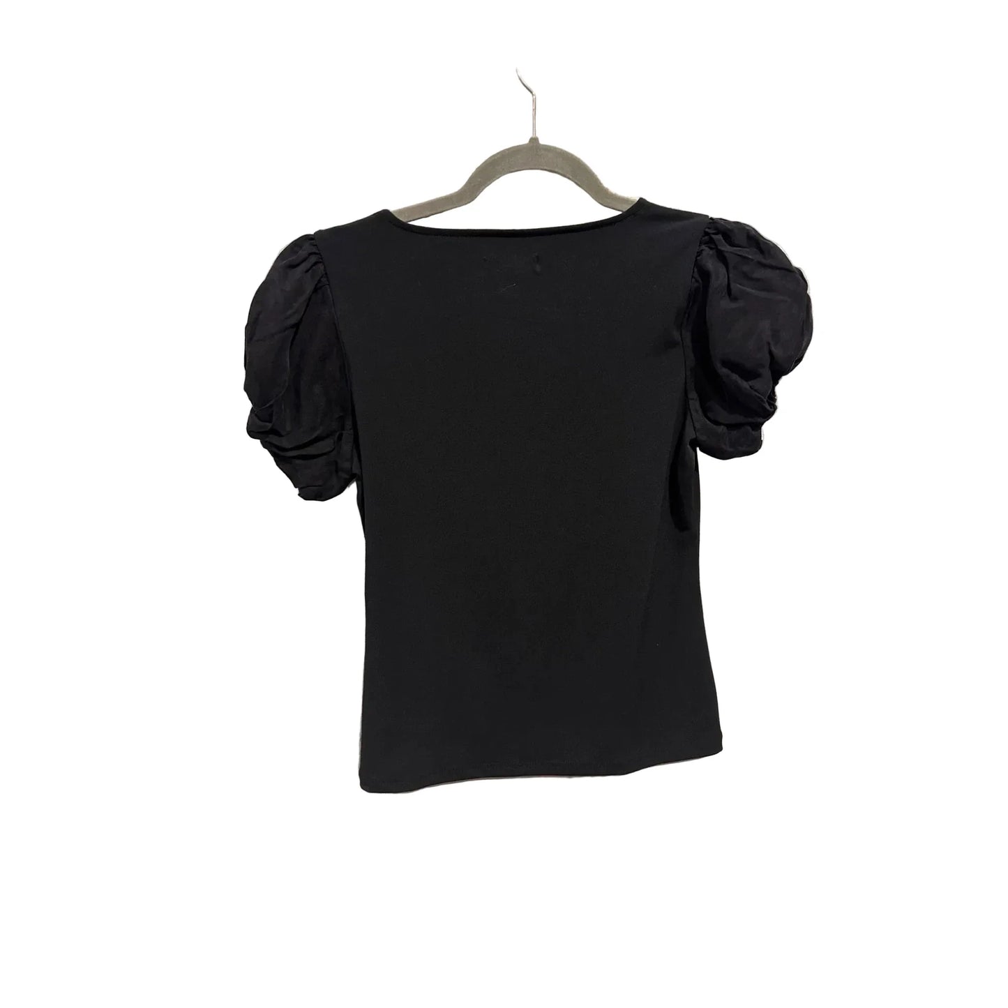 Top Short Sleeve By J. Crew In Black & Blue, Size: XS