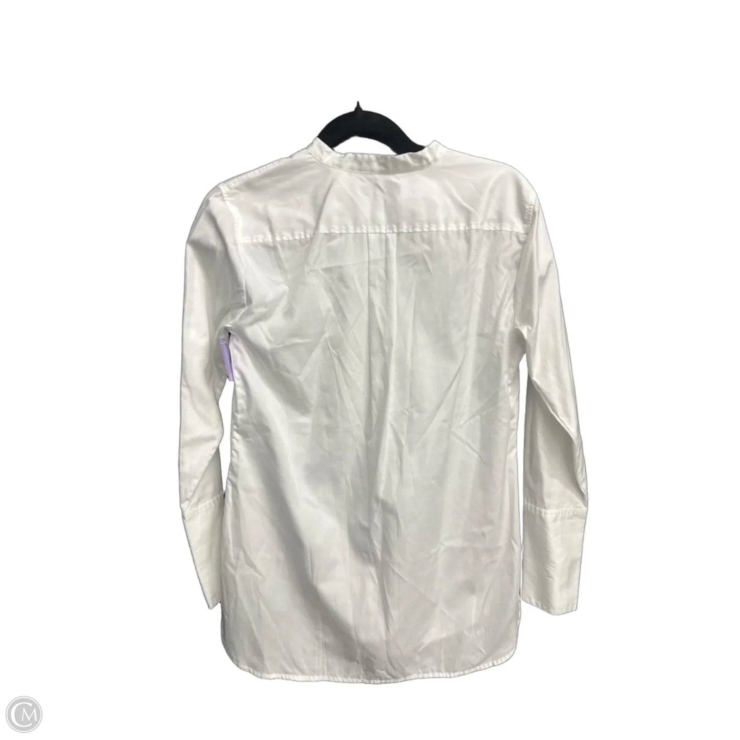 Top Long Sleeve By J. Crew In White, Size: Xs