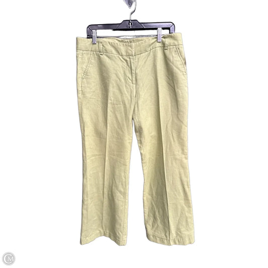 Pants Linen By J. Crew In Green, Size: 10