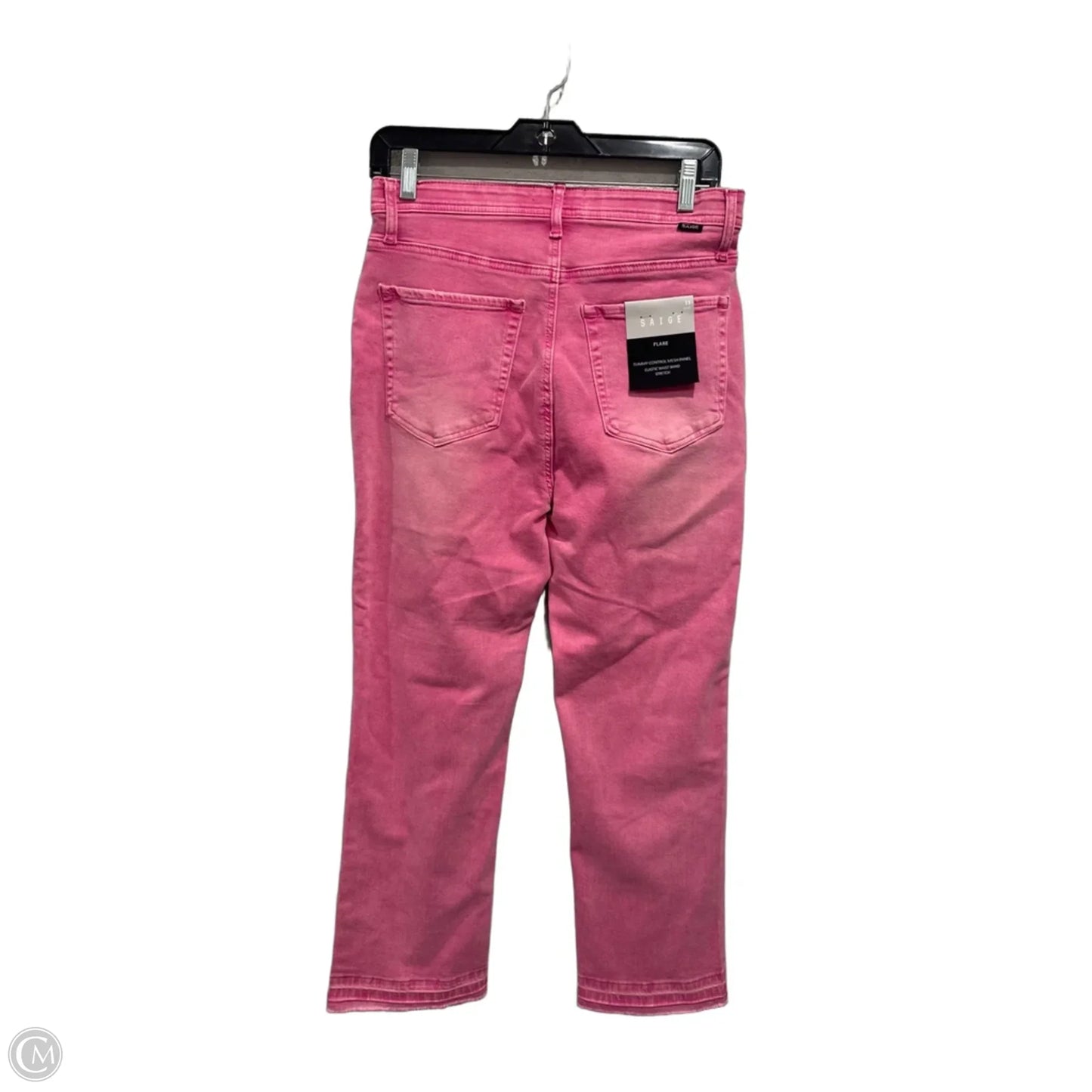 Jeans Wide Leg By Clothes Mentor In Pink, Size: 12