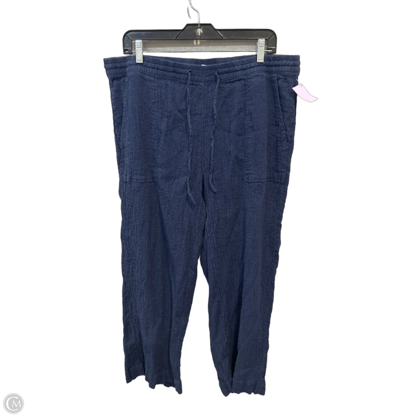 Pants Linen By Pure Jill In Navy, Size: 14