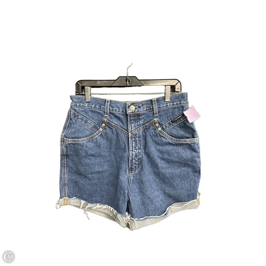 Shorts By Clothes Mentor In Blue Denim, Size: 14