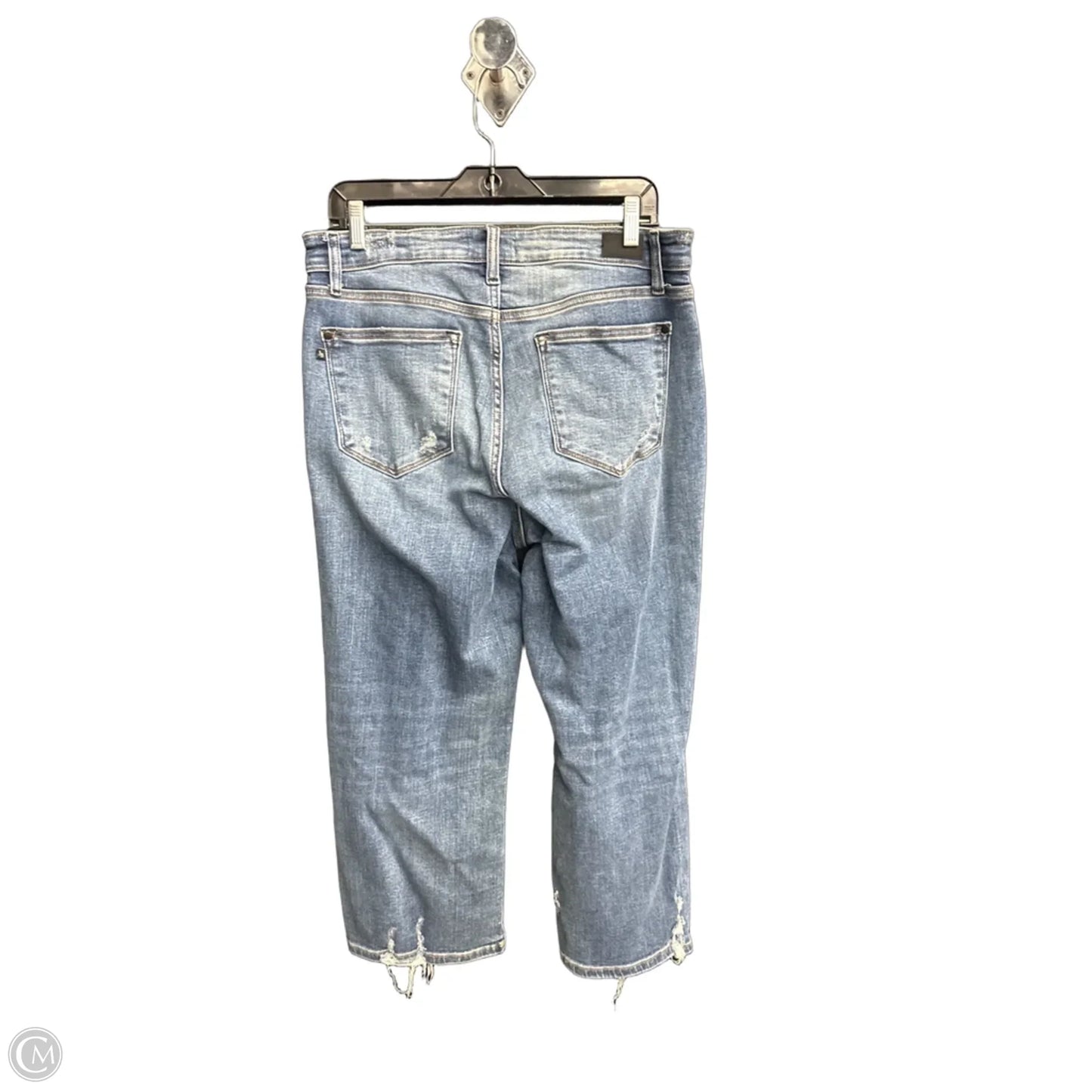 Jeans Wide Leg By Judy Blue In Blue, Size: 14