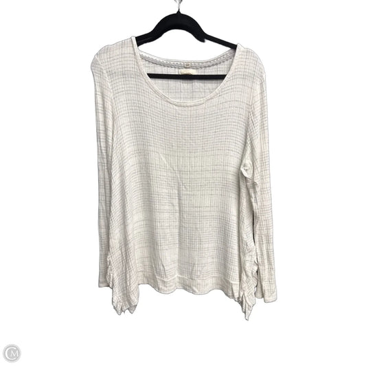 Top Long Sleeve By Cupio In White, Size: L