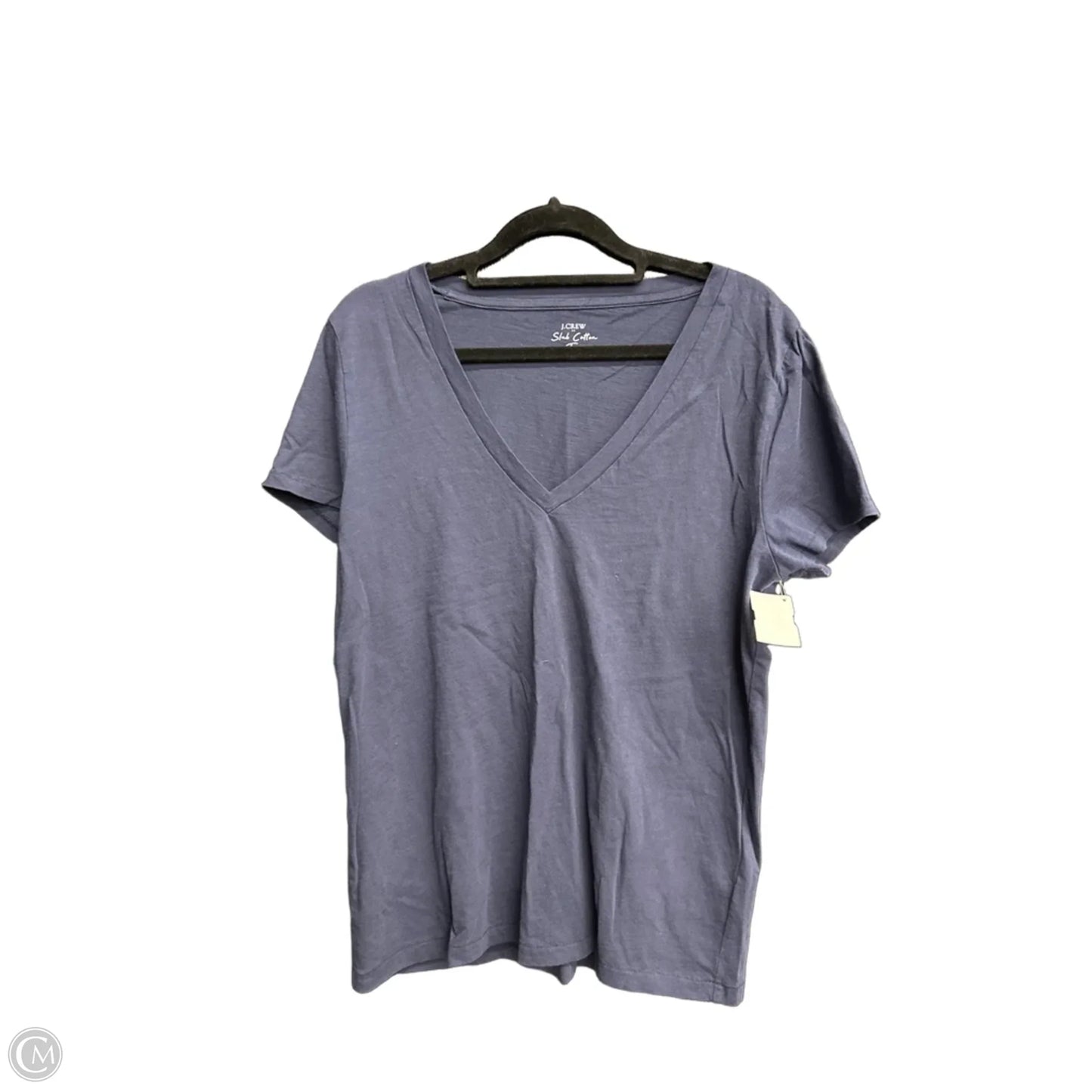 Top Short Sleeve By J. Crew In Navy, Size: L
