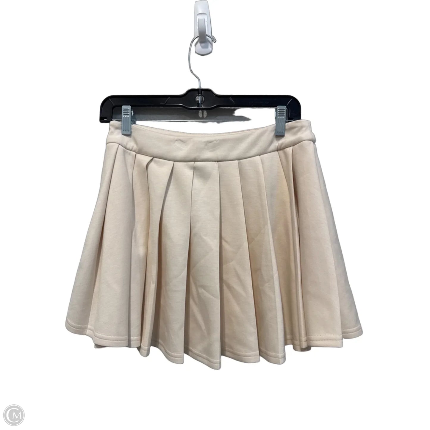 Skirt Mini & Short By Mable In Cream, Size: M